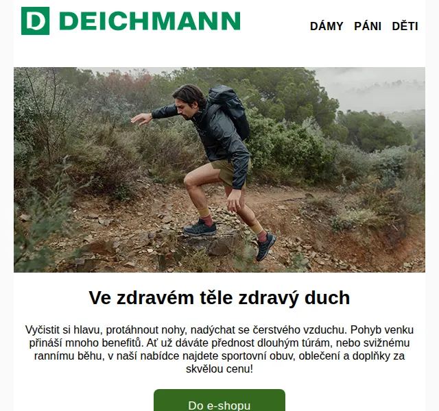 DEICHMANN: Sportovní obuv Jack Wolfskin, Nike, Adidas – červen 2026 | Nuslet.cz