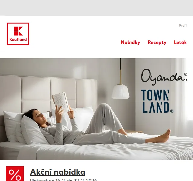 Kaufland: Oyanda a Townland — únor 2026 | Nuslet.cz