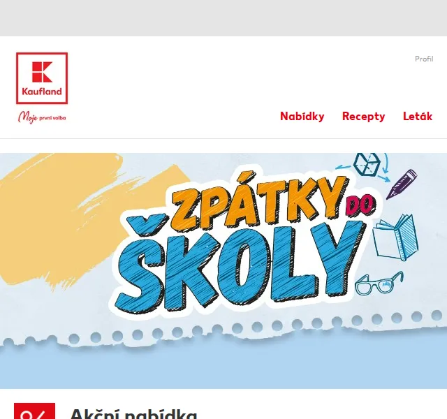 Kaufland: Školní potřeby a svačiny – Slevy až 53 % – červen 2026 | Nuslet.cz