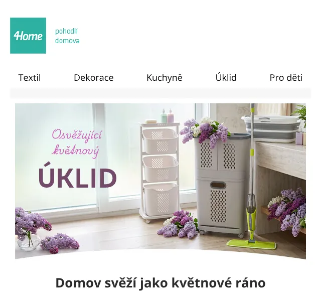 4home.cz: úklid až -85 % – květen 2026 | Nuslet.cz