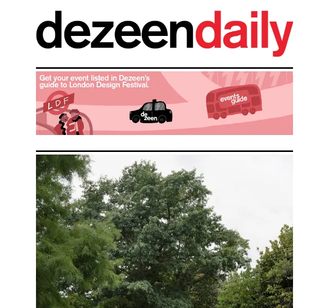 Dezeen Daily: Nová kolekce architektury a designu – červen 2026 | Nuslet.cz