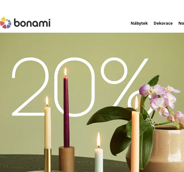 Bonami.cz: 20% slevový kód – srpen 2026