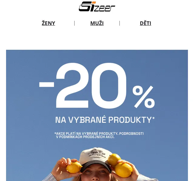 Sizeer: Sleva až -20 % na boty a oblečení – květen 2026
