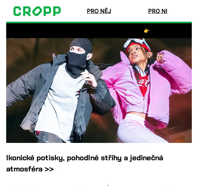 Cropp: BLACK DROP –40 % na vybrané produkty – červen 2026 | Nuslet.cz