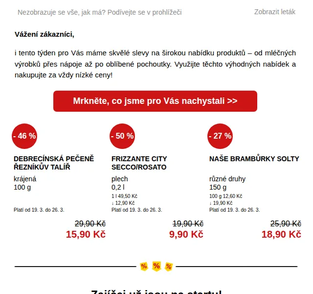 Penny: Frizzane za 50% a velikonoční nabídka – březen 2025 | Nuslet.cz