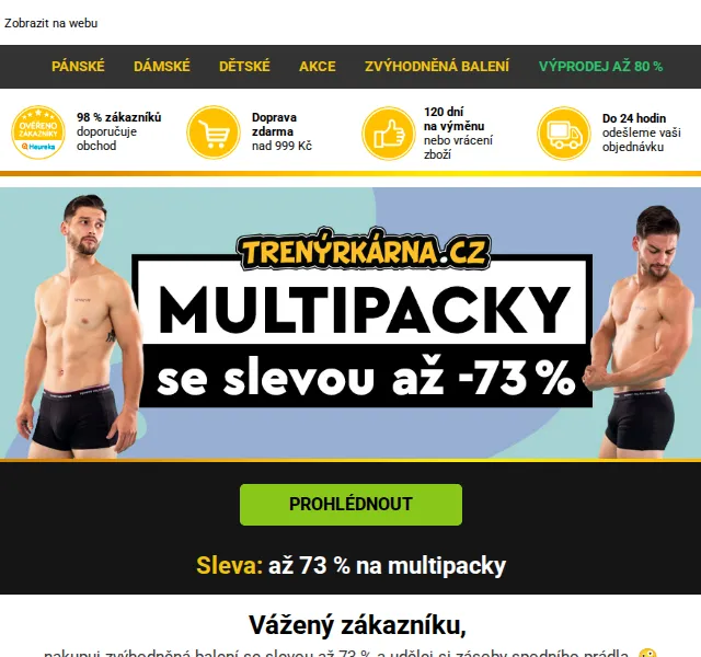 Lukáš z Trenýrkárna.cz: Multipacky až -73 % – červen 2026 | Nuslet.cz