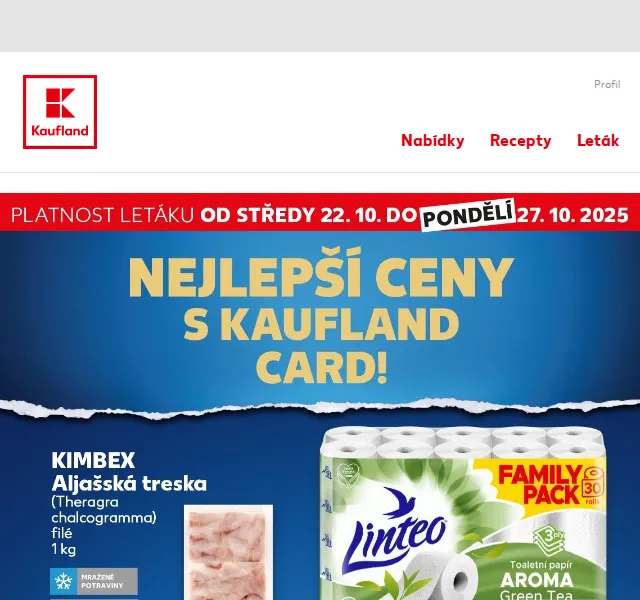 Kaufland: Vodňanská kachna 99,90 Kč/kg – červen 2026 | Nuslet.cz