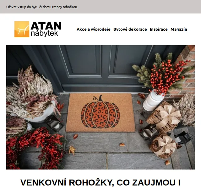 ATAN nábytek: Venkovní rohožky od 349 Kč – červen 2026 | Nuslet.cz