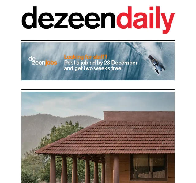 Dezeen Daily: novinky z architektury a designu – červenec 2026 | Nuslet.cz