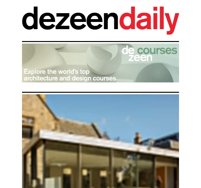 Dezeen Daily: architektura a design – červenec 2026 | Nuslet.cz