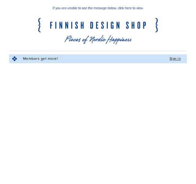 Finnish Design Shop: 10% sleva pro členy – červen 2026 | Nuslet.cz