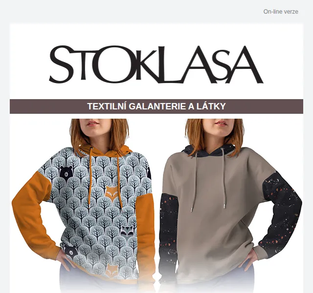 Stoklasa: Teplákoviny a slevy až 40 % – červen 2026 | Nuslet.cz