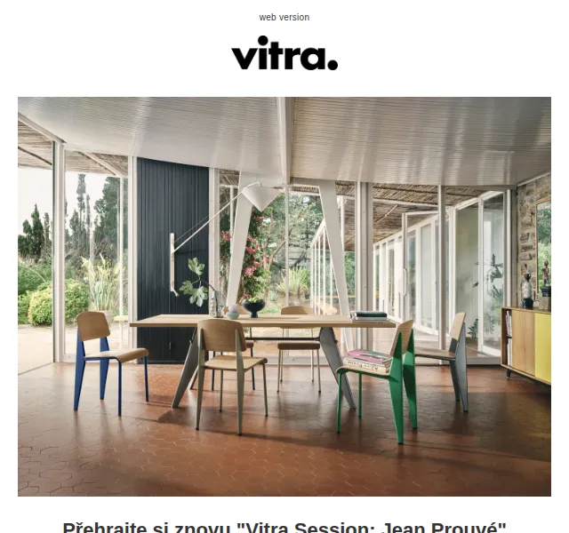 Vitra: Záznam Vitra Session Jean Prouvé – listopad 2022 | Nuslet.cz