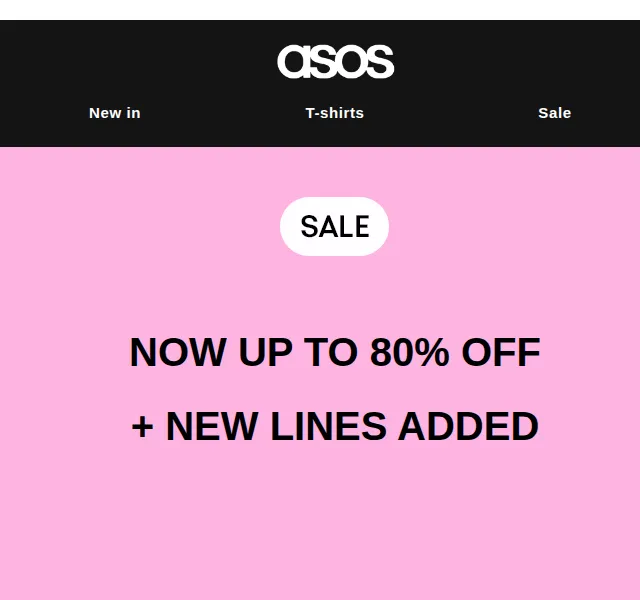 ASOS Sale: slevy až 80 % + nové kousky – červen 2026 | Nuslet.cz