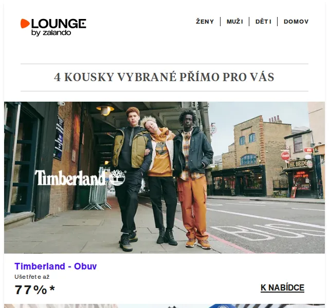 Lounge by Zalando: Timberland, Mustang, Skechers se slevou až 80 % – červenec 2026 | Nuslet.cz