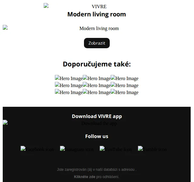 Vivre: Modern living room kolekce – červen 2026 | Nuslet.cz
