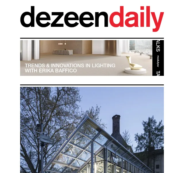 Dezeen Daily: Novinky z architektury a designu – červen 2026 | Nuslet.cz