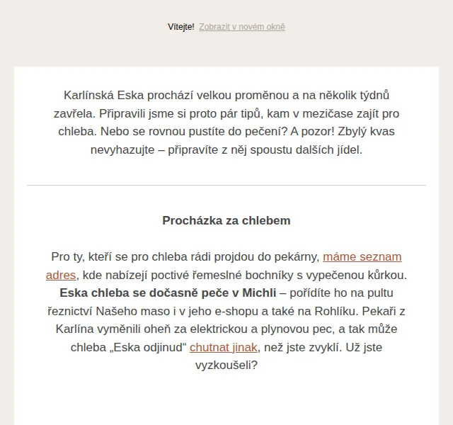 Jídlo a radost: Recepty a tipy na chleba – červen 2026 | Nuslet.cz