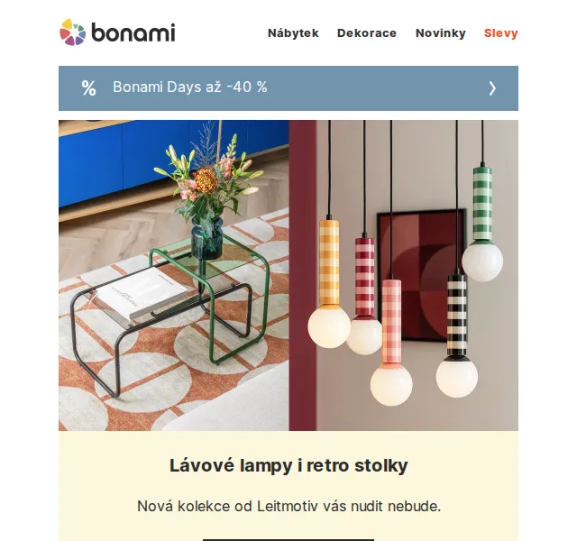Bonami: Retro novinky až -40 % – květen 2026 | Nuslet.cz