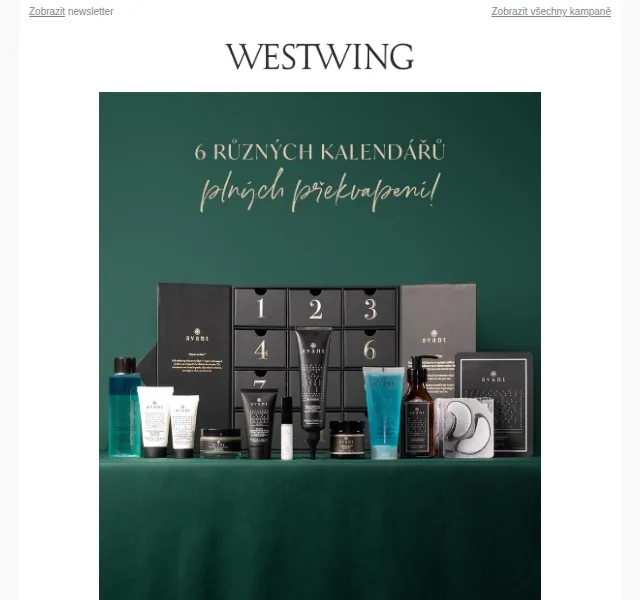 Westwing: adventní kalendáře a designový nábytek – červen 2026 | Nuslet.cz