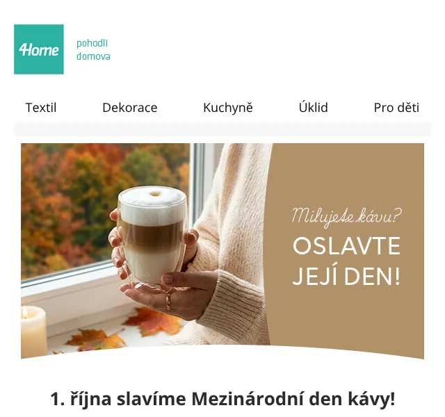 4home.cz: Termo sklenice, french press – říjen 2026