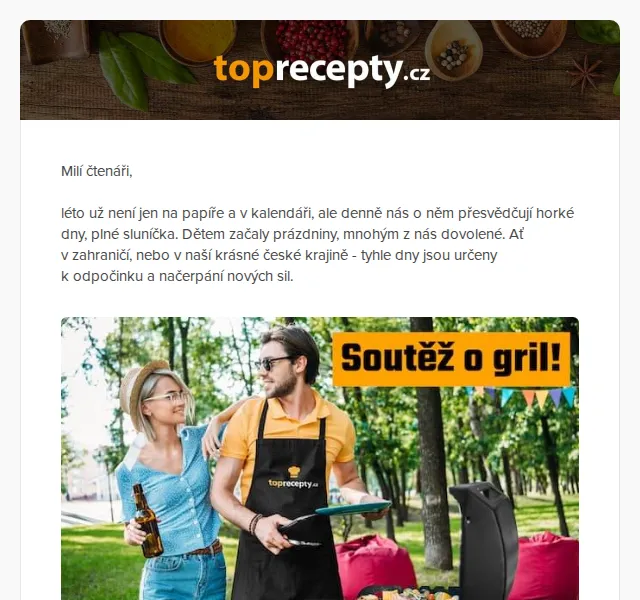 Toprecepty.cz: letní grilování a recepty – červen 2026 | Nuslet.cz