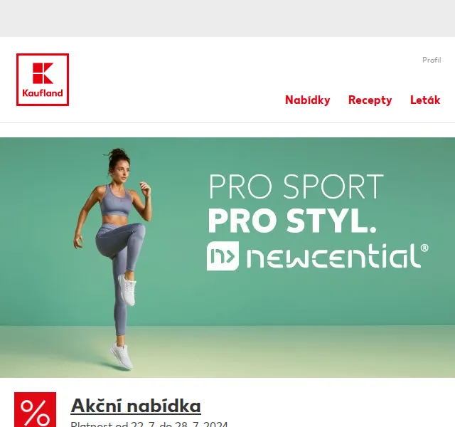 Kaufland: Funkční sportovní oblečení Newcential – červenec 2024 | Nuslet.cz