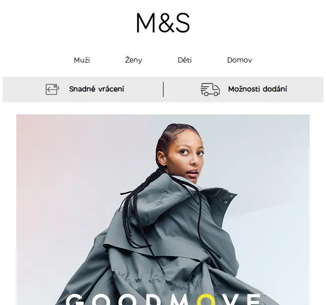 Marks and Spencer: Funkční sportovní oblečení Goodmove – červen 2026 | Nuslet.cz
