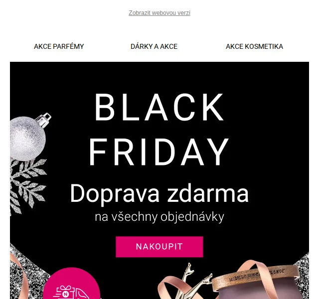 Notino: Dárky a doprava zdarma k Black Friday – červen 2026 | Nuslet.cz