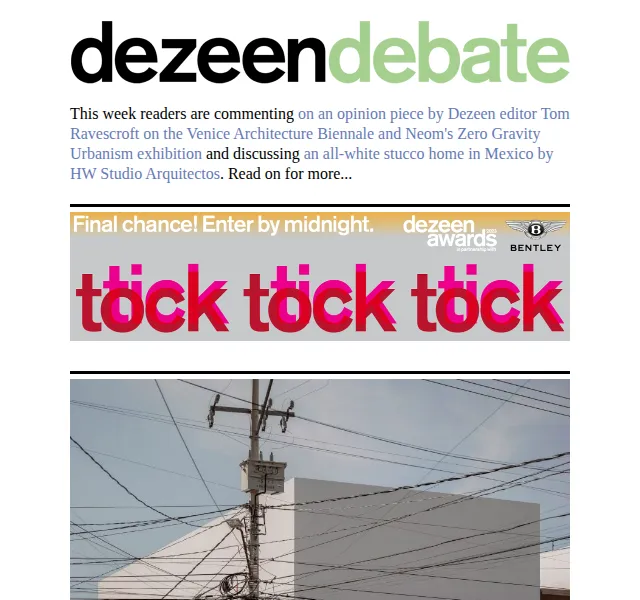 Dezeen Daily: Banksy na zdi a architektonické skvosty – červen 2026 | Nuslet.cz