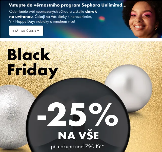 Sephora: -25 % na vše – červen 2026 | Nuslet.cz