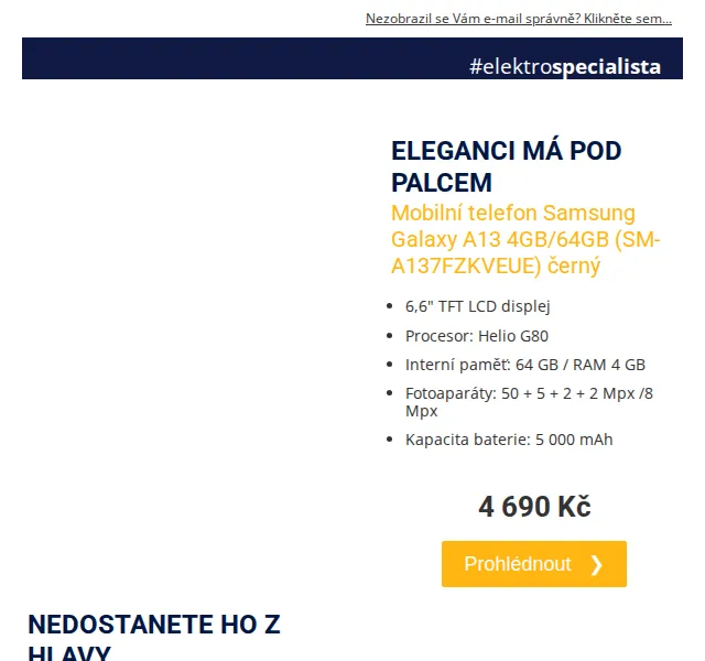DATART: Samsung Galaxy A13, Razer Ornata V3 a další – říjen 2022 | Nuslet.cz