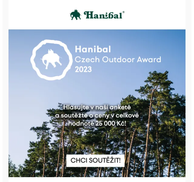 Hanibal.cz: Hlasujte v Hanibal Czech Outdoor Awards 2023 – červen 2026 | Nuslet.cz
