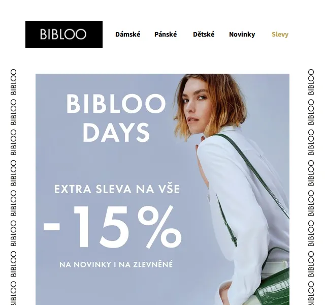 BIBLOO: Extra 15% sleva na vše BIBLOODAYS – červen 2026 | Nuslet.cz