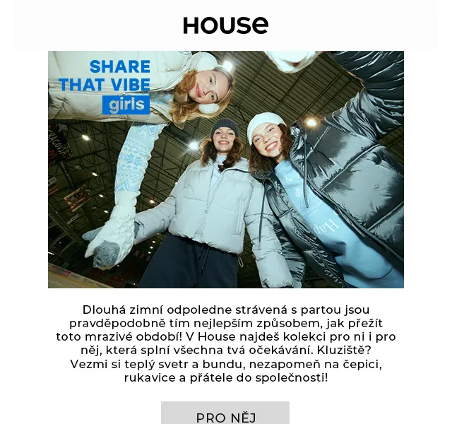 HOUSE: Doprava zdarma od 999 Kč – červen 2026 | Nuslet.cz
