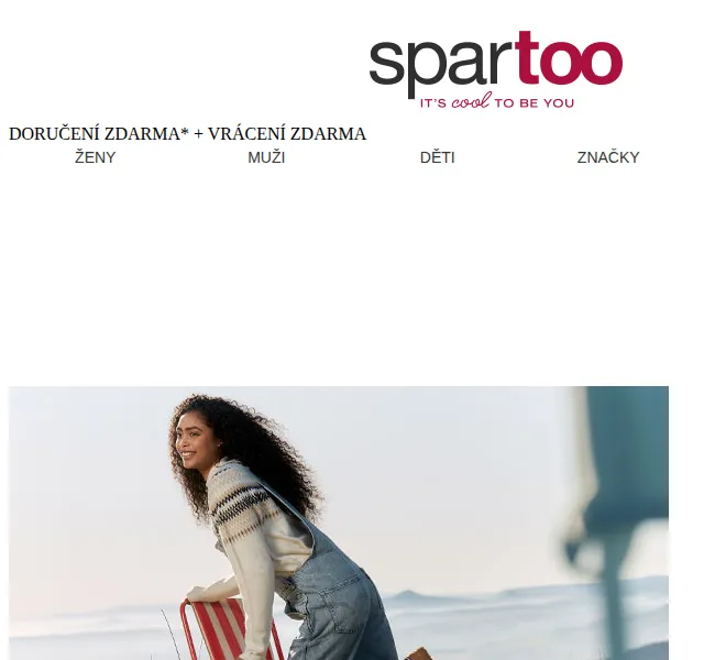 Spartoo.cz: až -60 % na obuv a módní oblečení – duben 2026