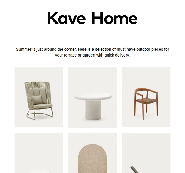Kave Home Sale: letní zahradní nábytek – červen 2026 | Nuslet.cz
