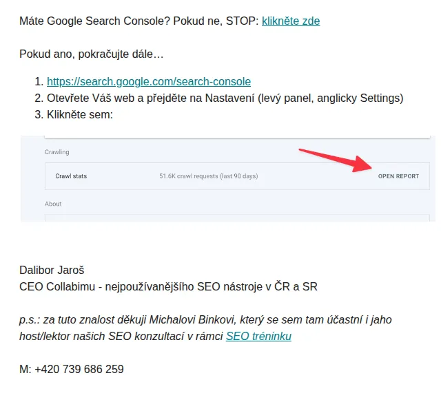 Collabim: Odhalte crawl budget v Google Search Console – červenec 2026 | Nuslet.cz