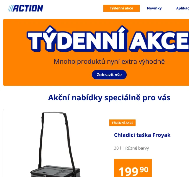 Action: Týdenní akce od 199 Kč – Červen 2026 | Nuslet.cz