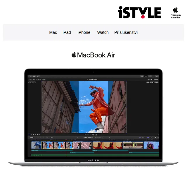 iSTYLE: MacBook Air od 26 990 Kč – červen 2026 | Nuslet.cz