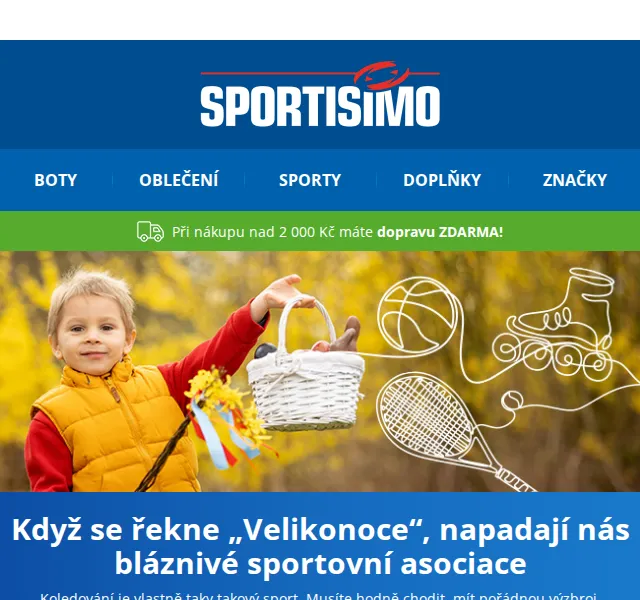 Sportisimo.cz: Velikonoční sportovní výprodej – duben 2022 | Nuslet.cz