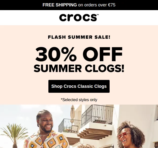Crocs: 30% sleva na dřeváky – červenec 2026 | Nuslet.cz