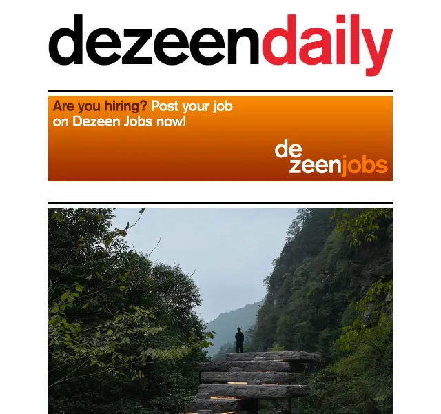 Dezeen Daily: Novinky z architektury a designu – červen 2026 | Nuslet.cz