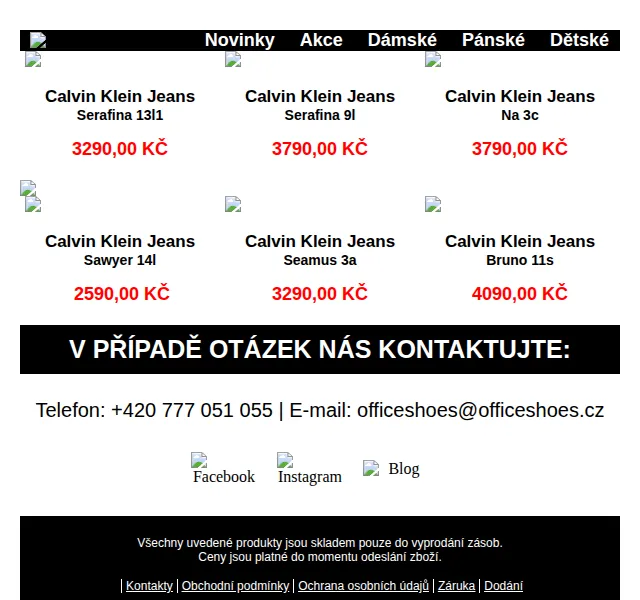 Office Shoes: Novinky Calvin Klein pro podzim – červen 2026 | Nuslet.cz