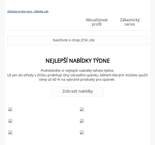JYSK: Dny zdravého spánku – sleva až 60 % – červen 2026 | Nuslet.cz