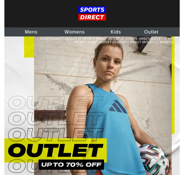 Sportsdirect.com: Až 70% sleva na Outlet – červen 2026 | Nuslet.cz