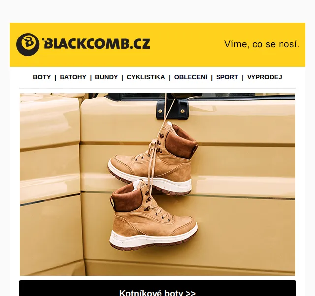 Blackcomb: Zimní bundy, kotníkové boty a mikiny – červen 2026 | Nuslet.cz