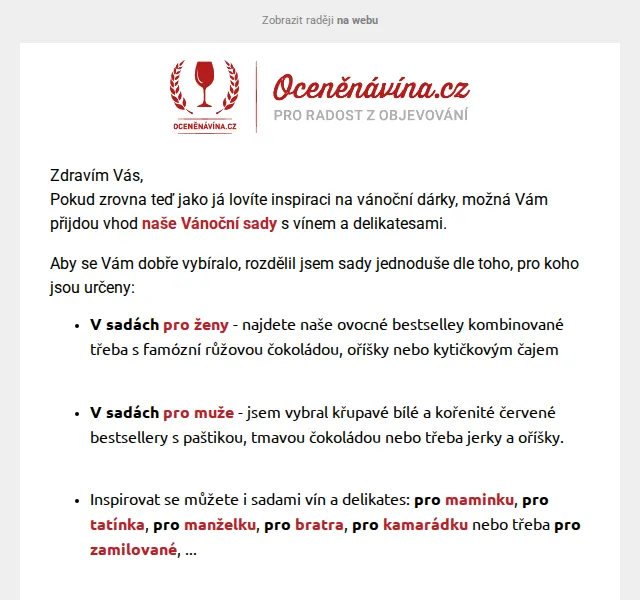 Vláďa z Oceněnávína.cz: Vánoční sady vín a delikates – červen 2026 | Nuslet.cz