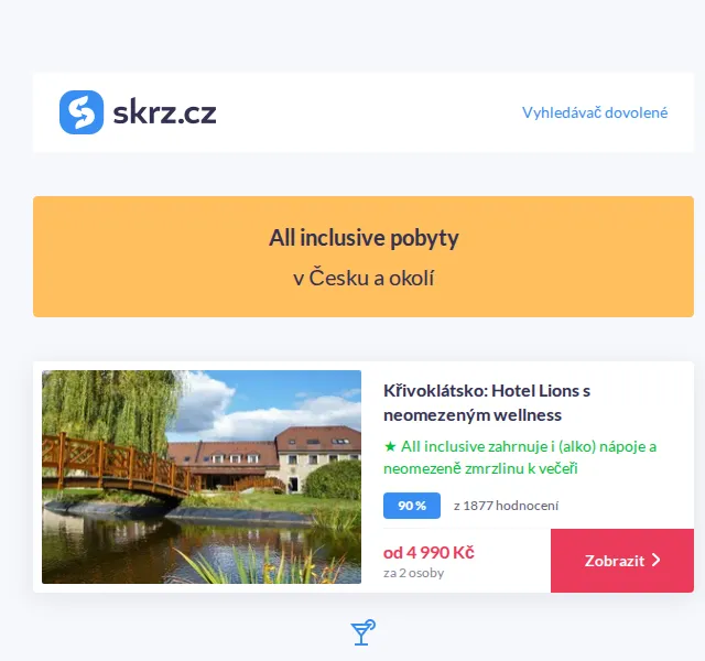 Vánoce na Skrz: All inclusive pobyty v Česku a okolí – červen 2026 | Nuslet.cz