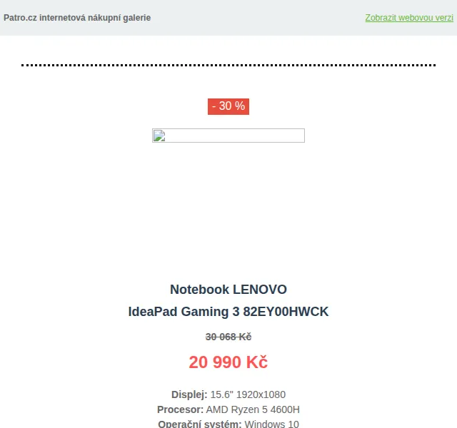 Patro: Black Friday finiš – Lenovo, Honor, Niceboy – červen 2026 | Nuslet.cz